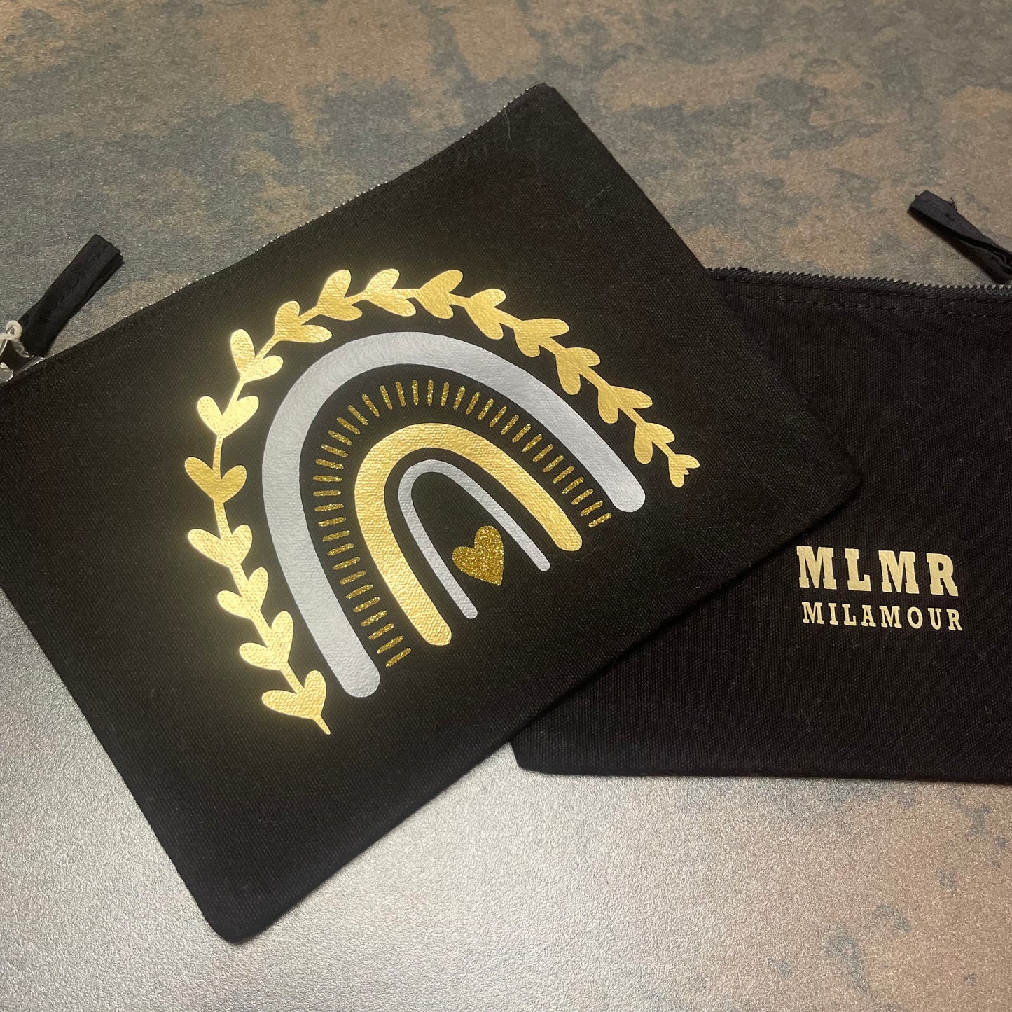 Mini Bag GOLDEN RAINBOW - schwarz