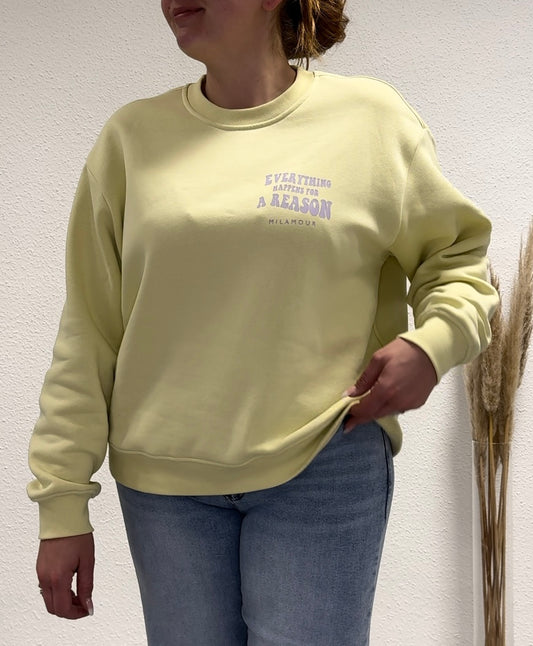 Sweater REASON - gelb