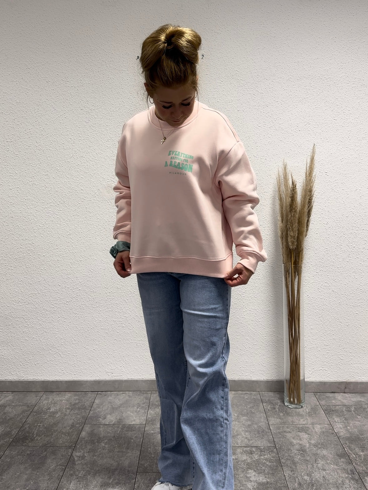 Sweater REASON - rosa