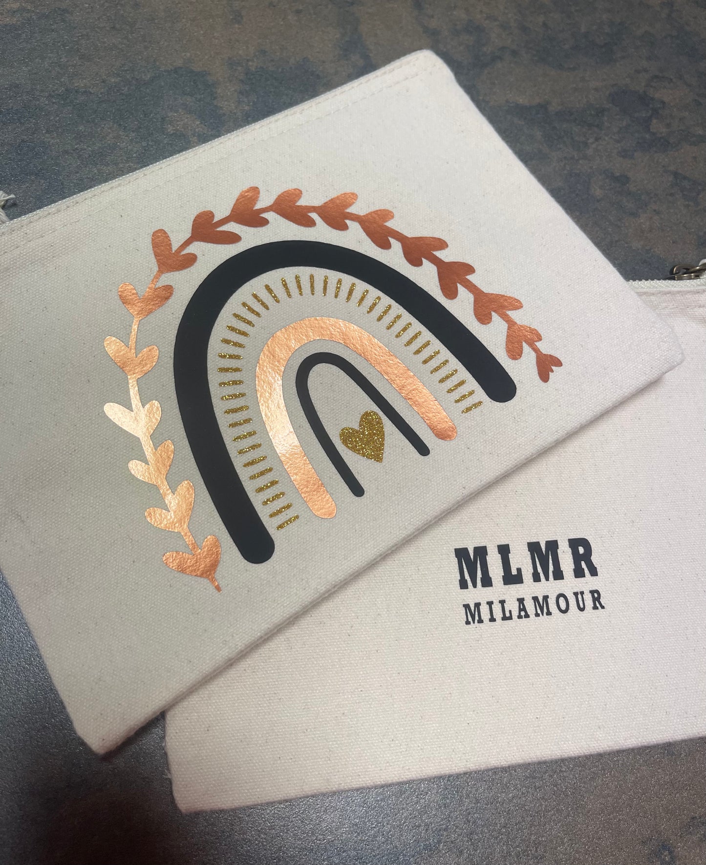 Mini Bag GOLDEN RAINBOW - creme