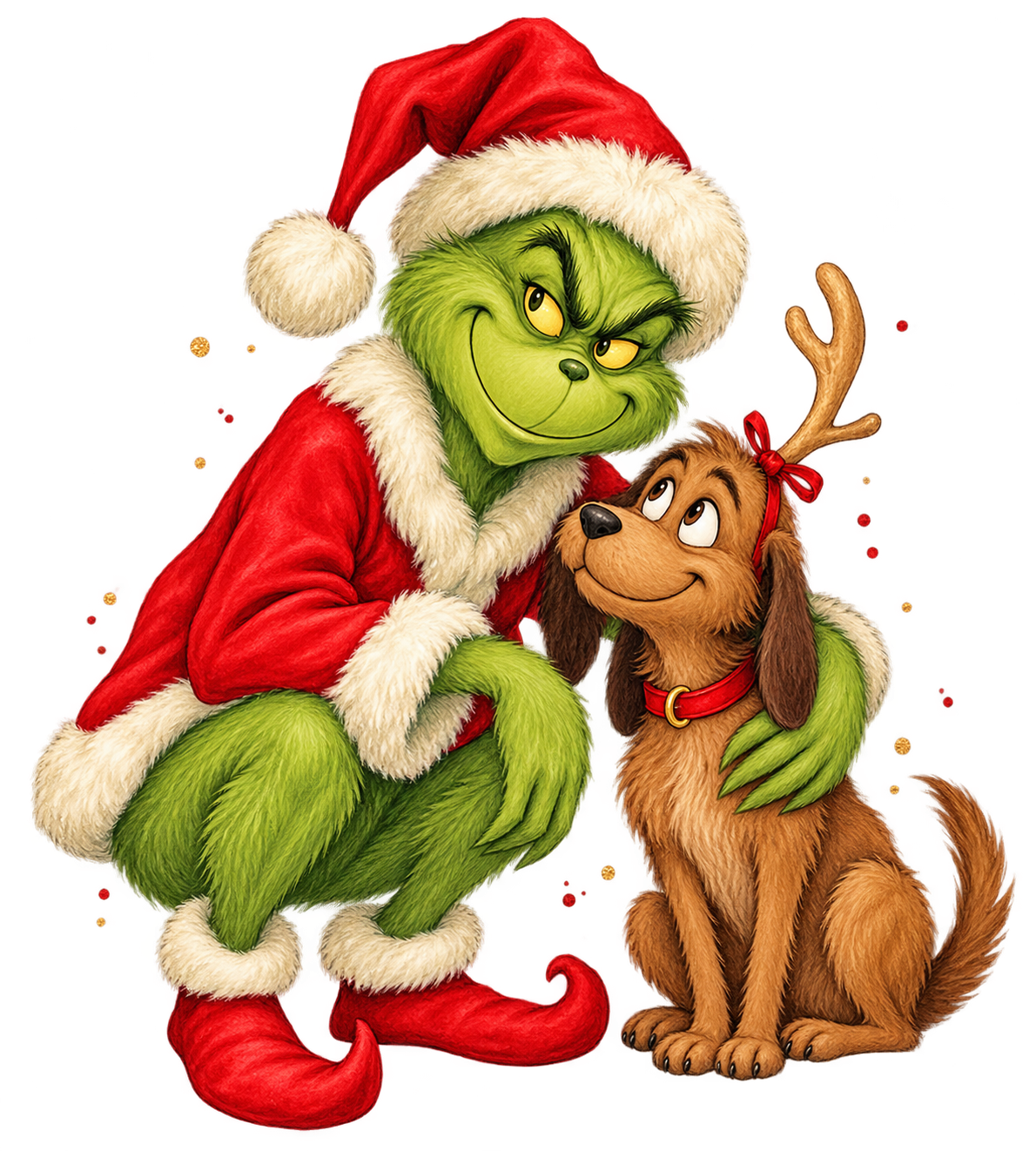 Bügelbild EIN UNSCHLAGBARES WEIHNACHTSDUO