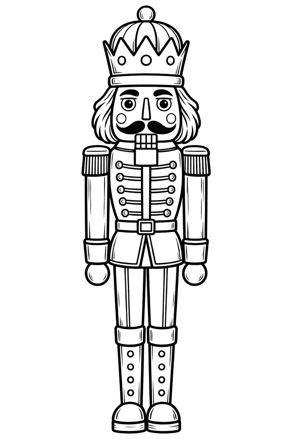 Bügelbild NUSSKNACKER