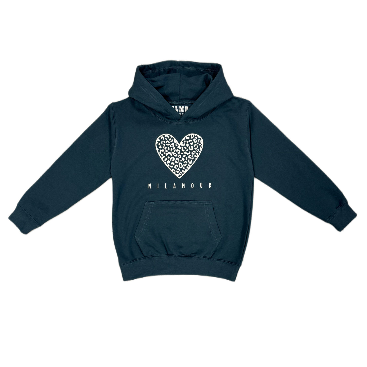 KIDS Hoodie LEOLOVE - blau