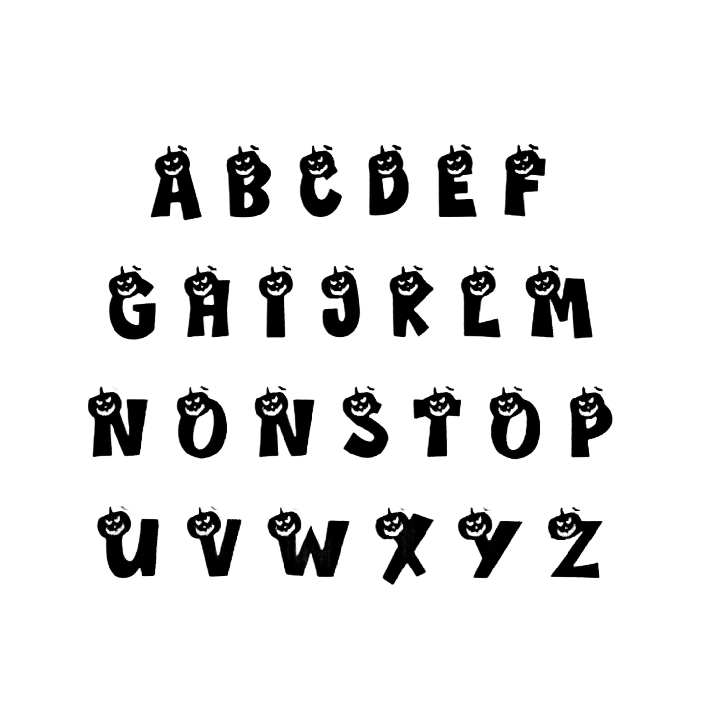 Midi Jutetasche PUMPKIN LETTER