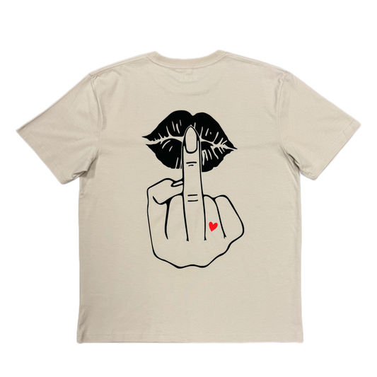 Shirt F❤️CK YOU - creme