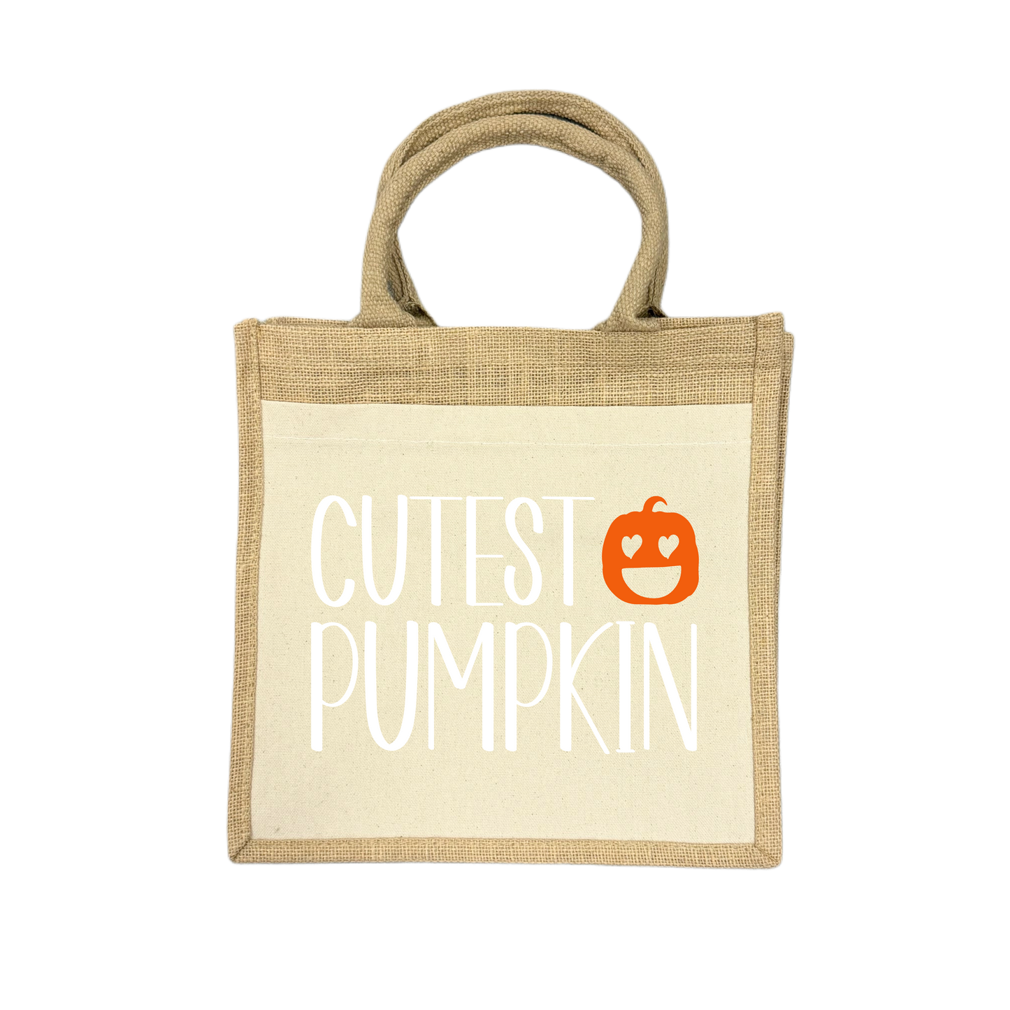 Midi Jutetasche CUTEST PUMPKIN