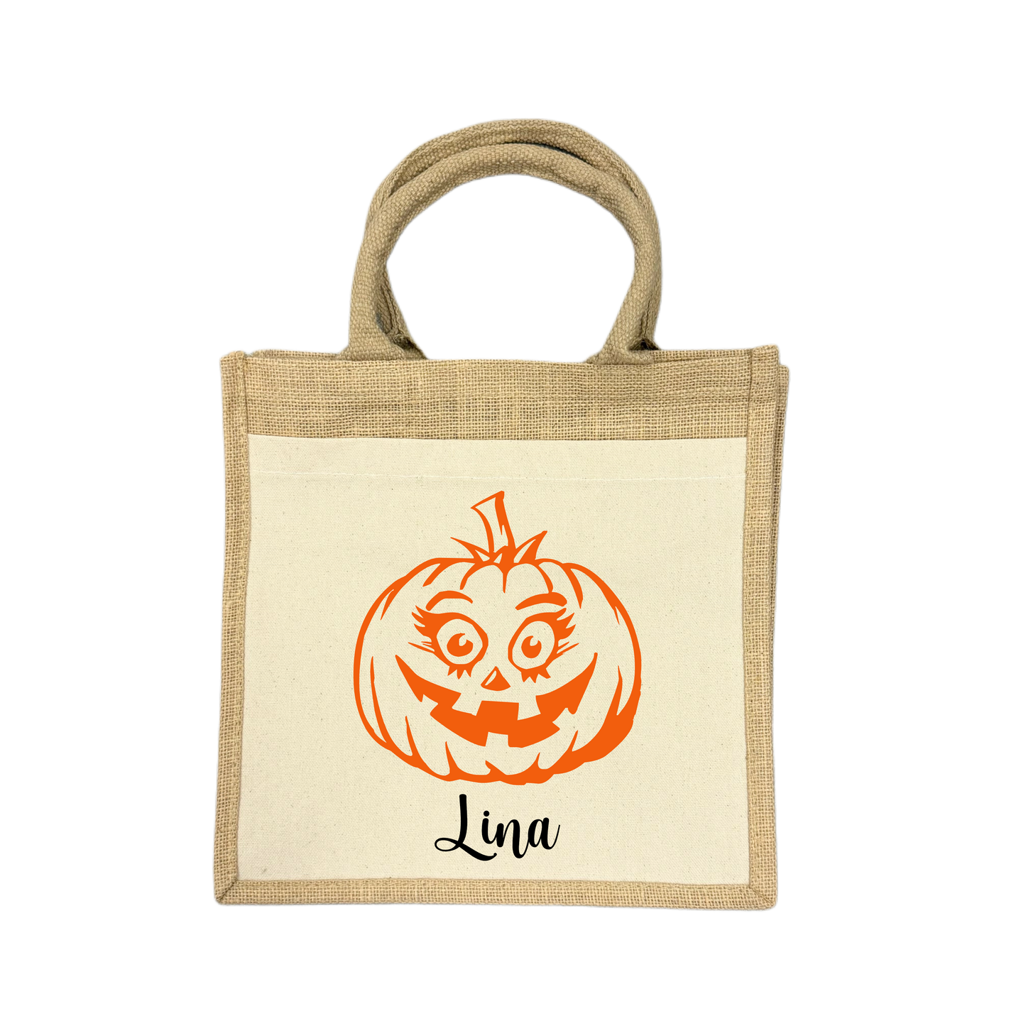 Midi Jutetasche BIG PUMPKIN