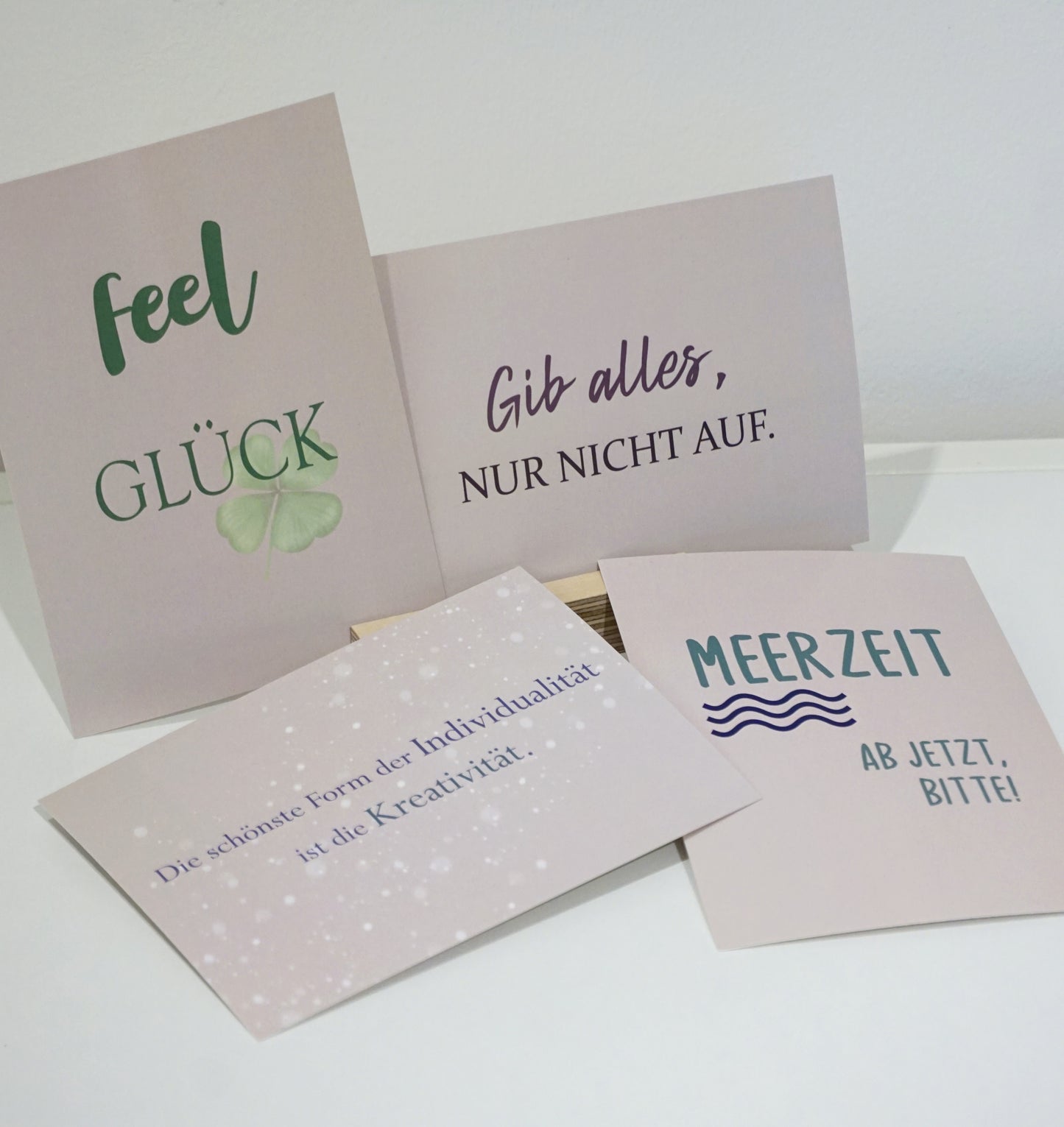 SET Postkarten GLÜCK