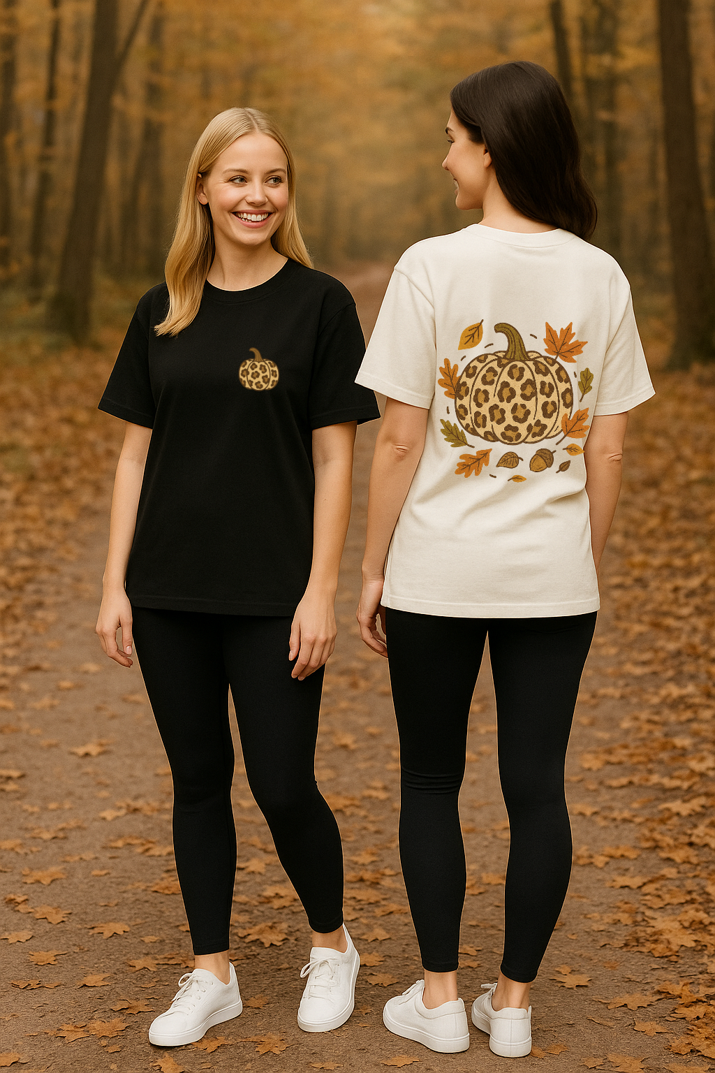 Shirt LEO PUMPKIN - black