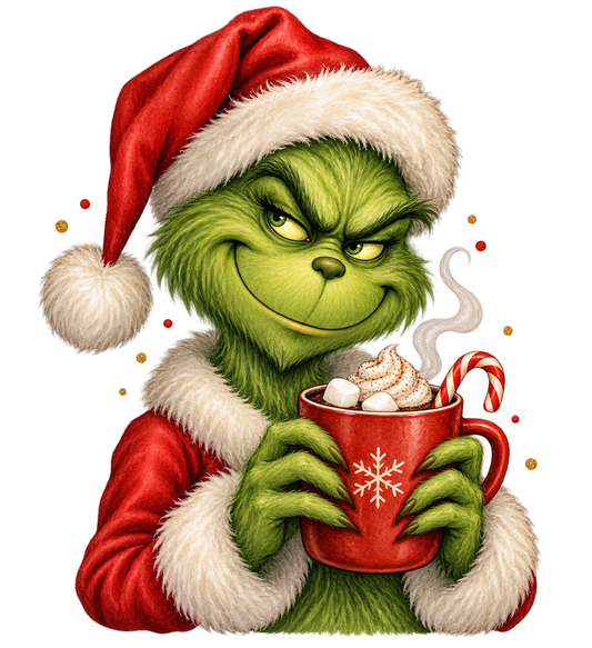 Bügelbild HOT CHOCOLATE CHRISTMAS