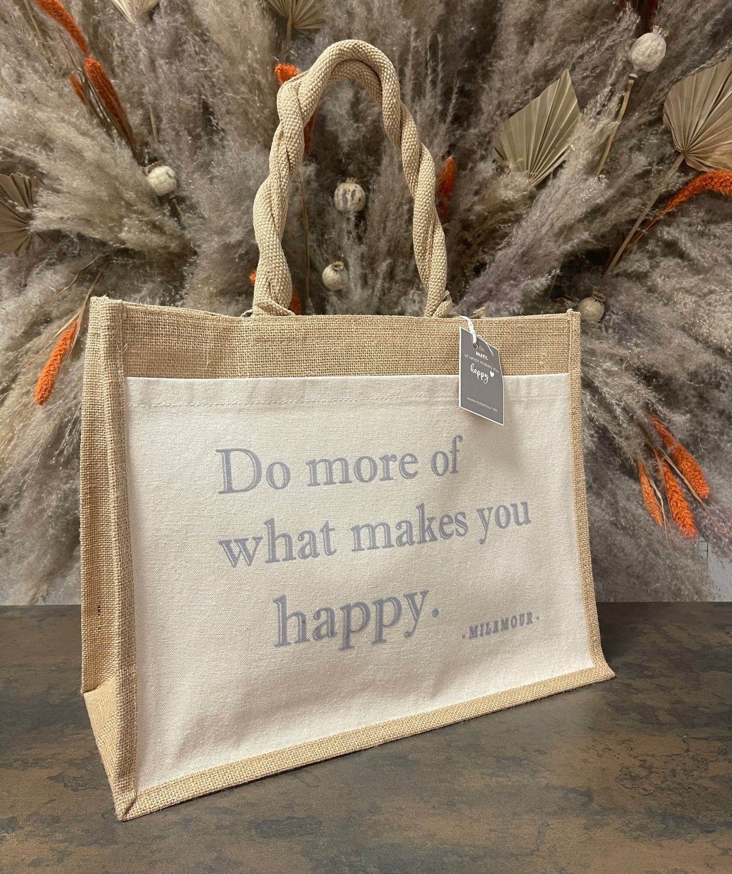 Juteshopper HAPPY - verschiedene Varianten