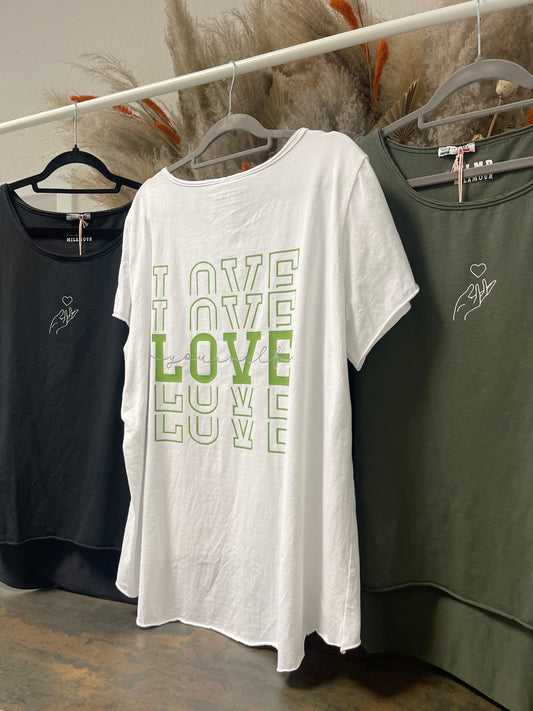 Shirt LOVE YOURSELF - verschiedene Farben