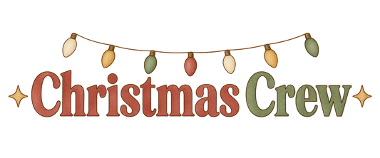 Bügelbild CHRISTMAS CREW