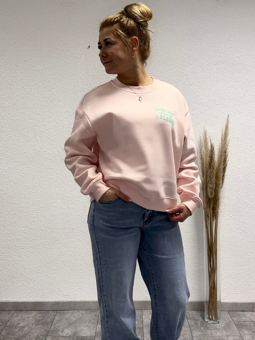 Sweater REASON - rosa