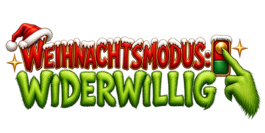 Bügelbild WEIHNACHTSMODUS: WIDERWILLIG