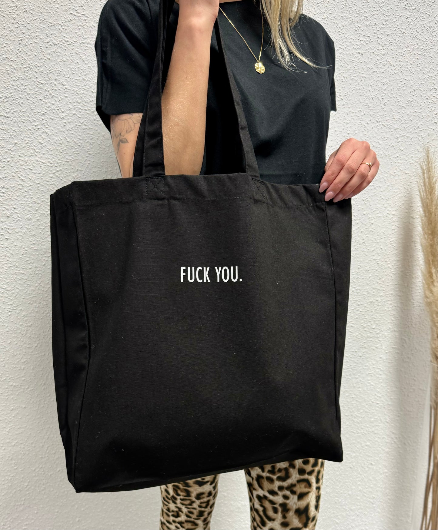 Tasche F❤️CK YOU - schwarz