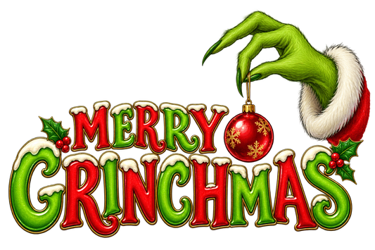 Bügelbild MERRY GRINCHMAS