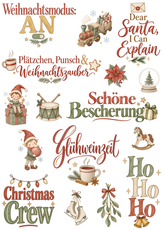 Motivbogen COZY CHRISTMAS