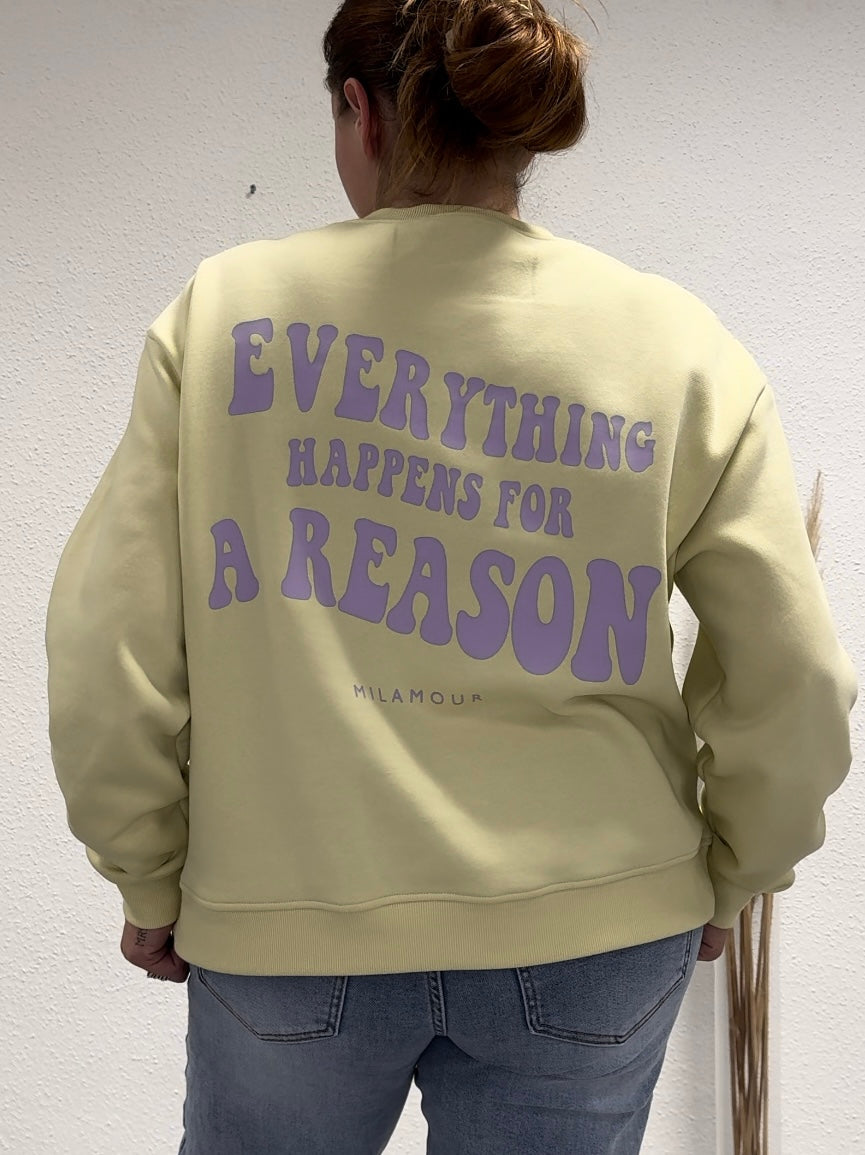 Sweater REASON - gelb