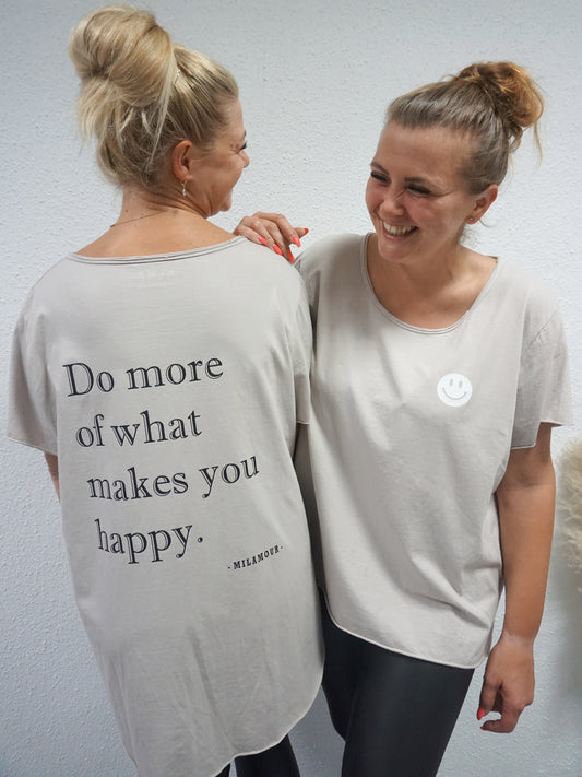 Shirt HAPPY - verschiedene Varianten