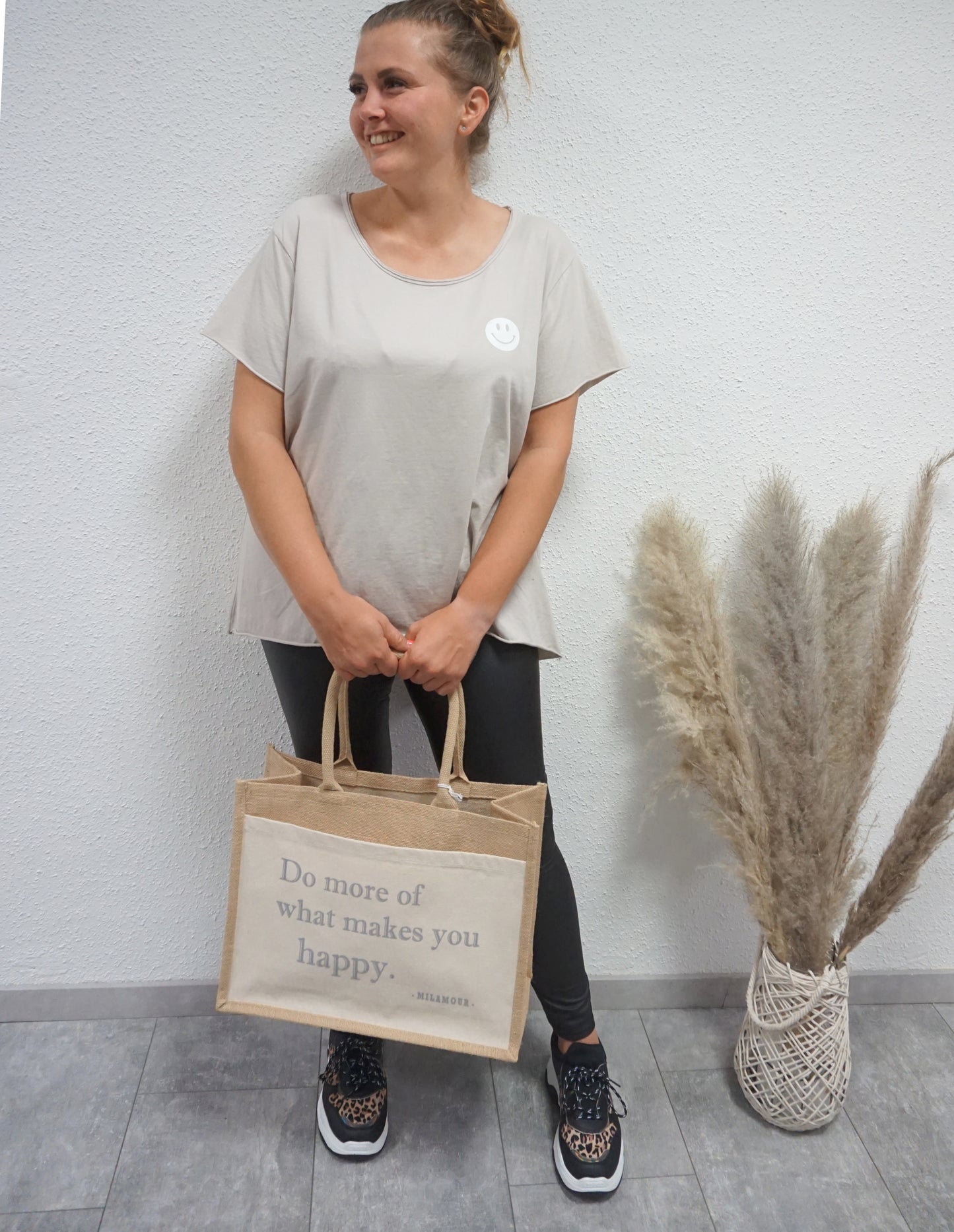 Juteshopper HAPPY - verschiedene Varianten