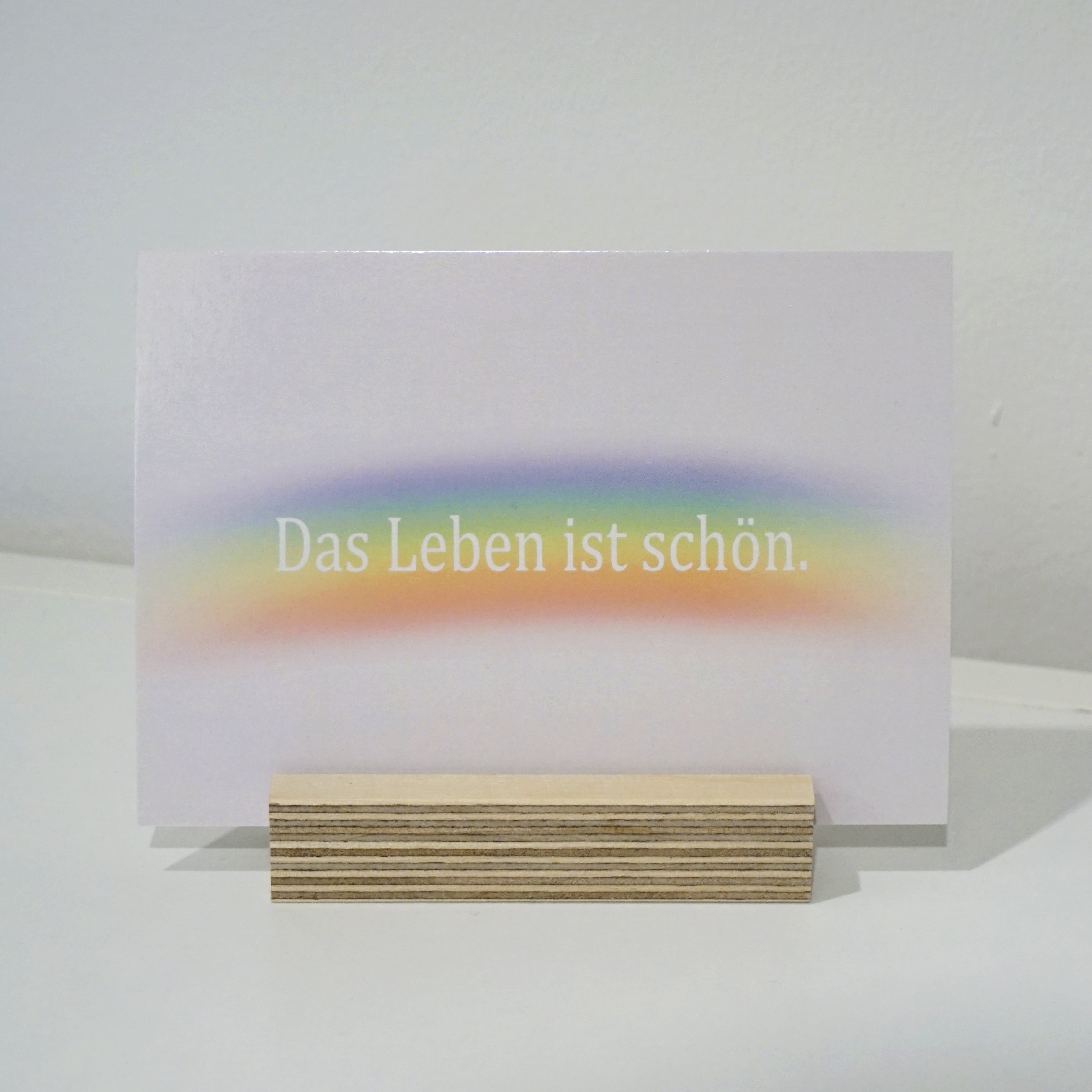 Postkarte DAS LEBEN IST SCHÖN – MILAMOUR