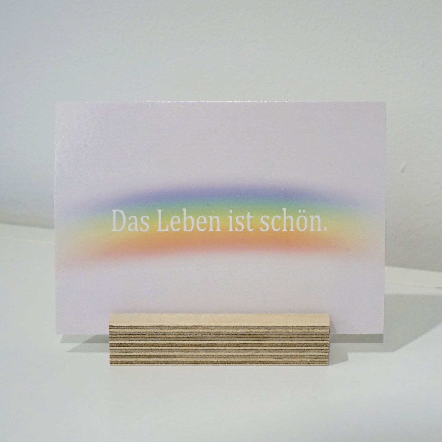 Postkarte DAS LEBEN IST SCHÖN