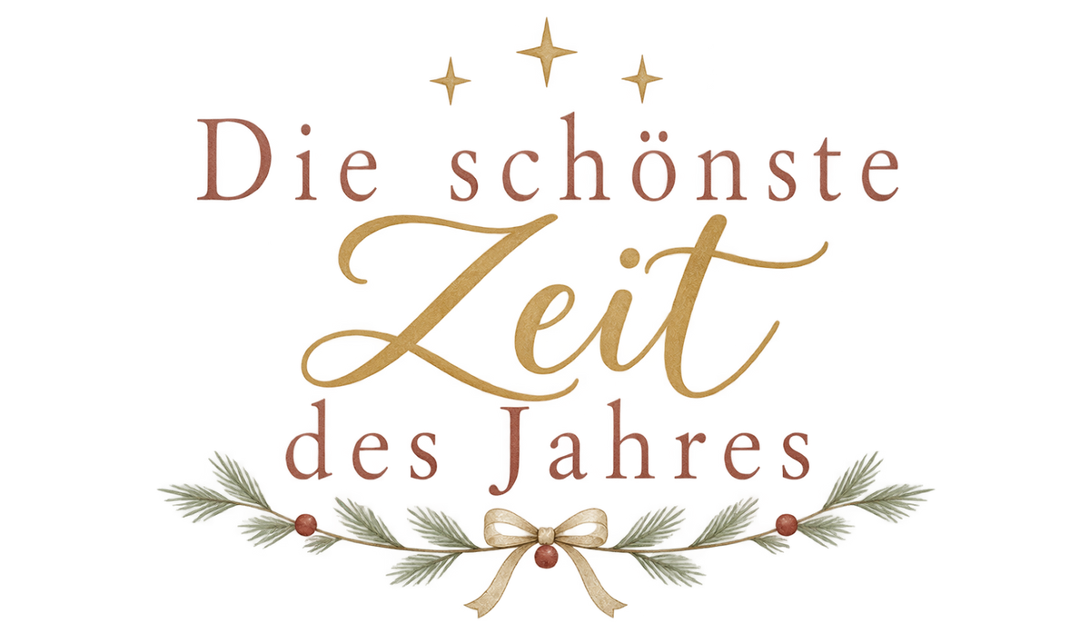 Bügelbild DIE SCHÖNSTE ZEIT DES JAHRES