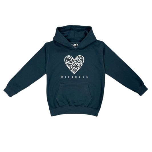 KIDS Hoodie LEOLOVE - blau