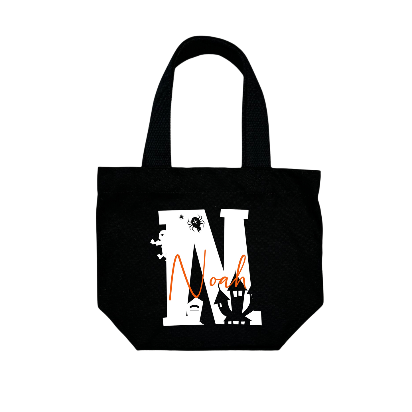 Mini Bag SPOOKY LETTER - schwarz