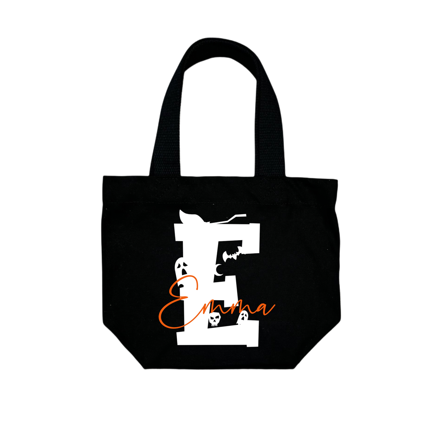 Mini Bag SPOOKY LETTER - schwarz