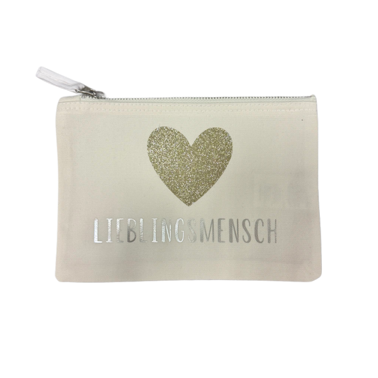 Mini Bag LIEBLINGSMENSCH - weiß