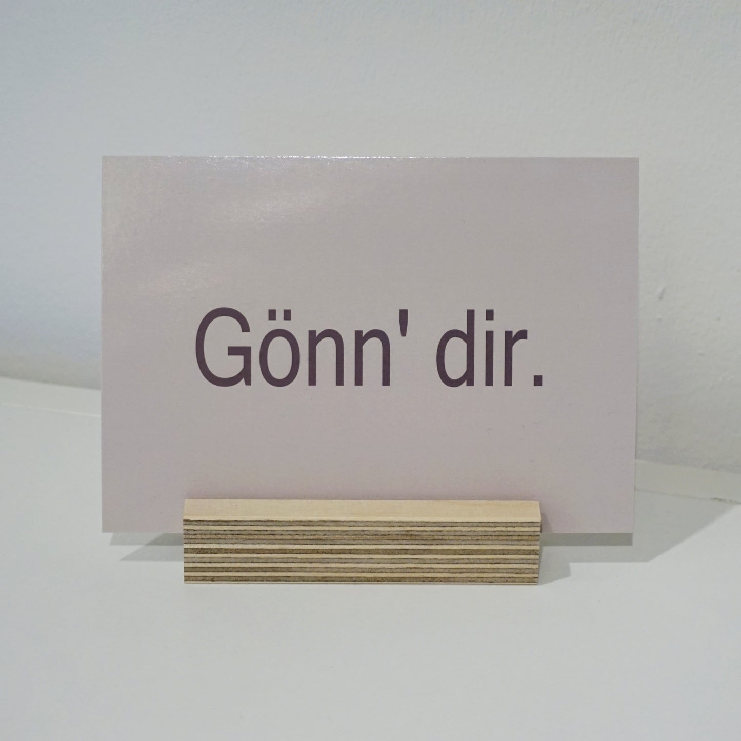 Postkarte GÖNN DIR.