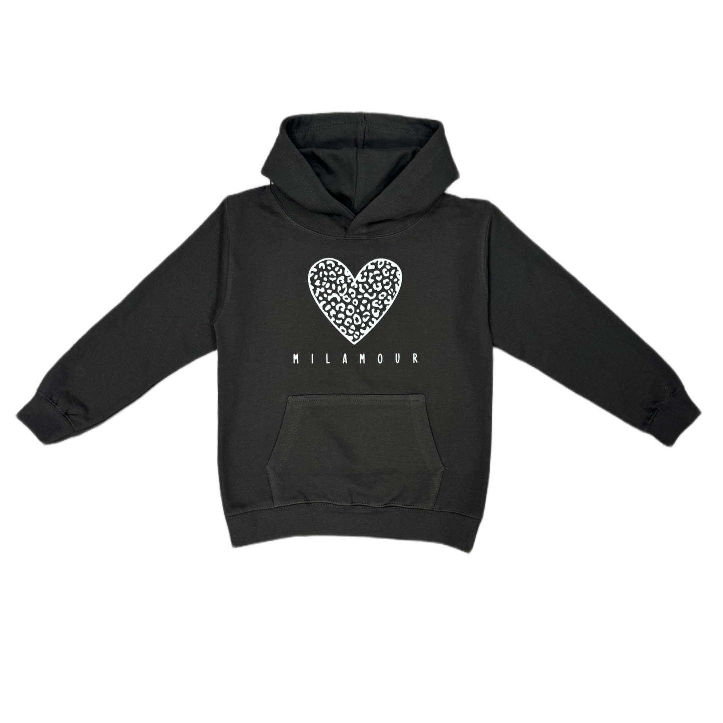 KIDS Hoodie LEOLOVE - dunkelgrau