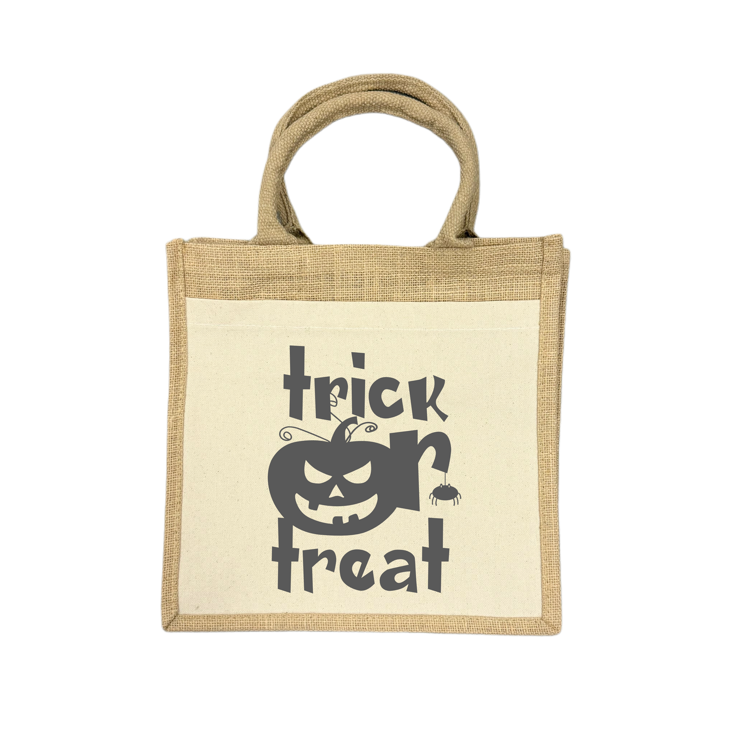 Midi Jutetasche TRICK OR TREAT