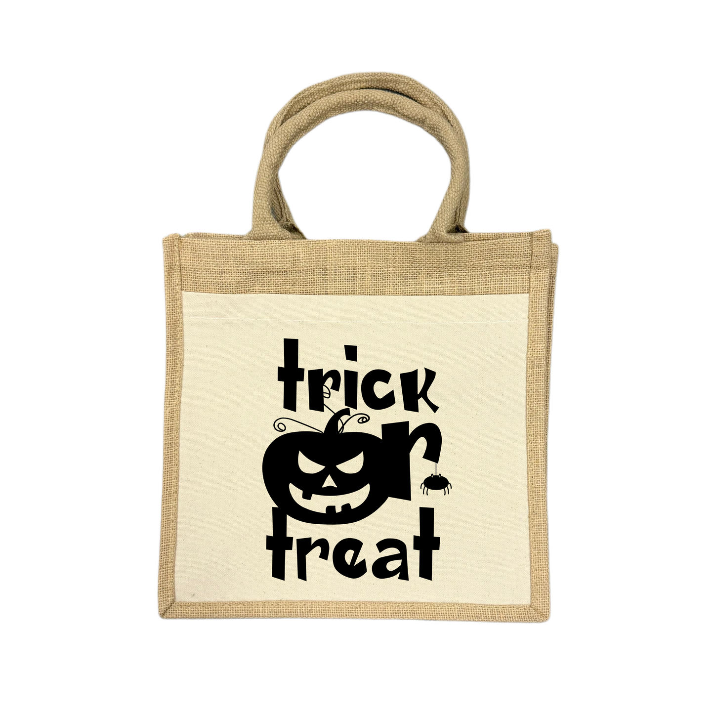 Midi Jutetasche TRICK OR TREAT