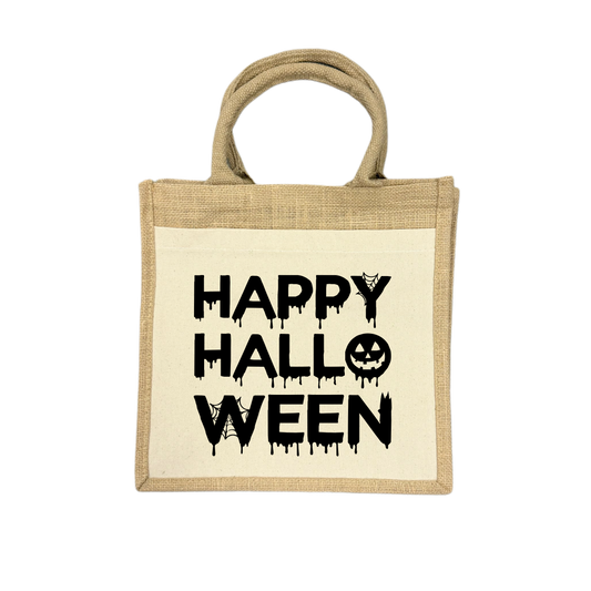 Midi Jutetasche HAPPY HALLOWEEN