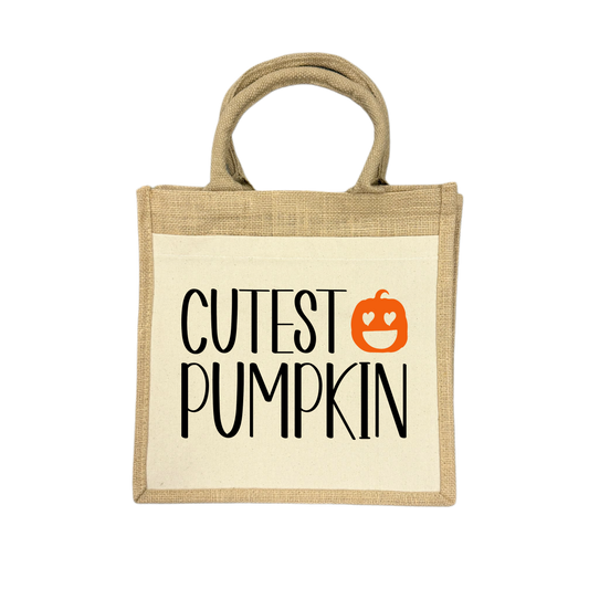 Midi Jutetasche CUTEST PUMPKIN