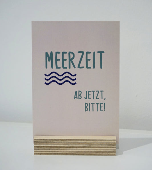 Postkarte MEERZEIT