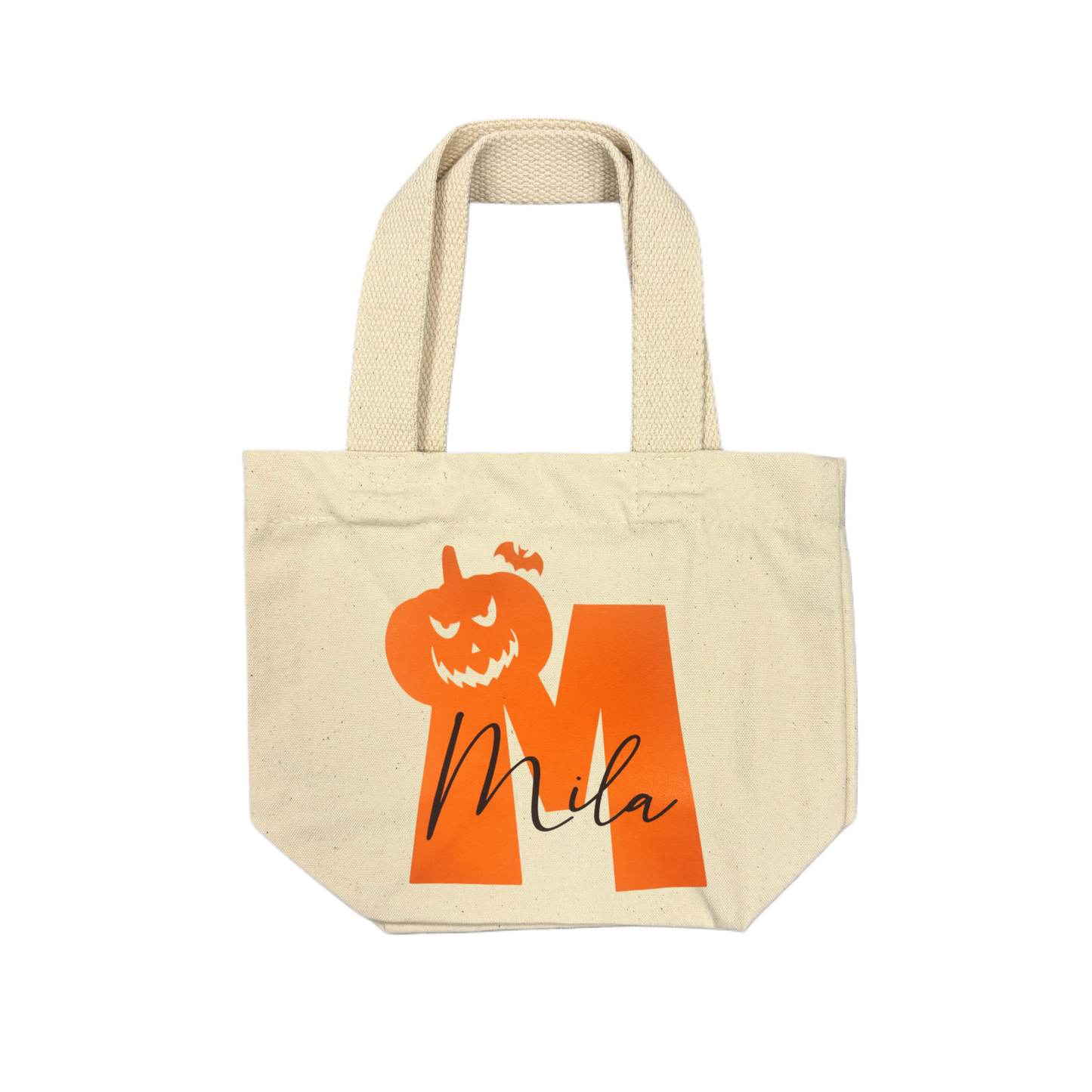 Mini Bag PUMPKIN LETTER - natur