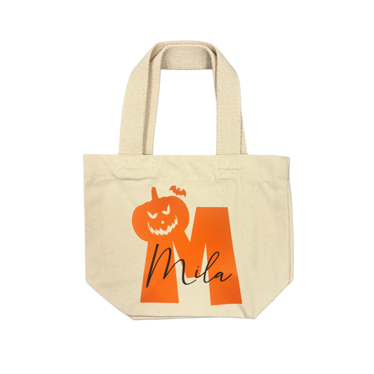 Mini Bag PUMPKIN LETTER - natur