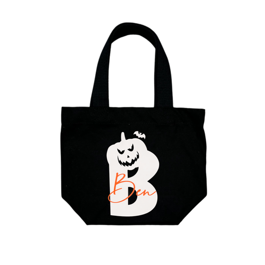 Mini Bag PUMPKIN LETTER - schwarz