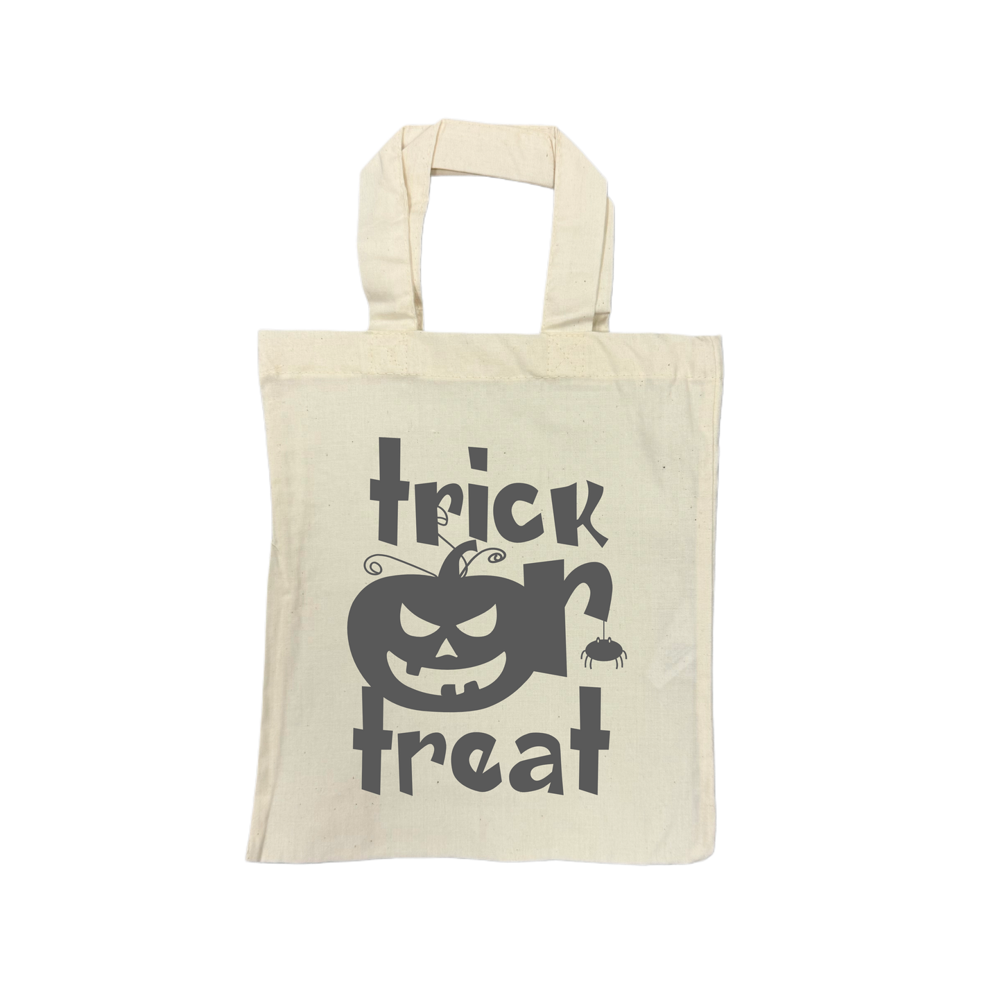 Mini Tote Bag TRICK OR TREAT - natur