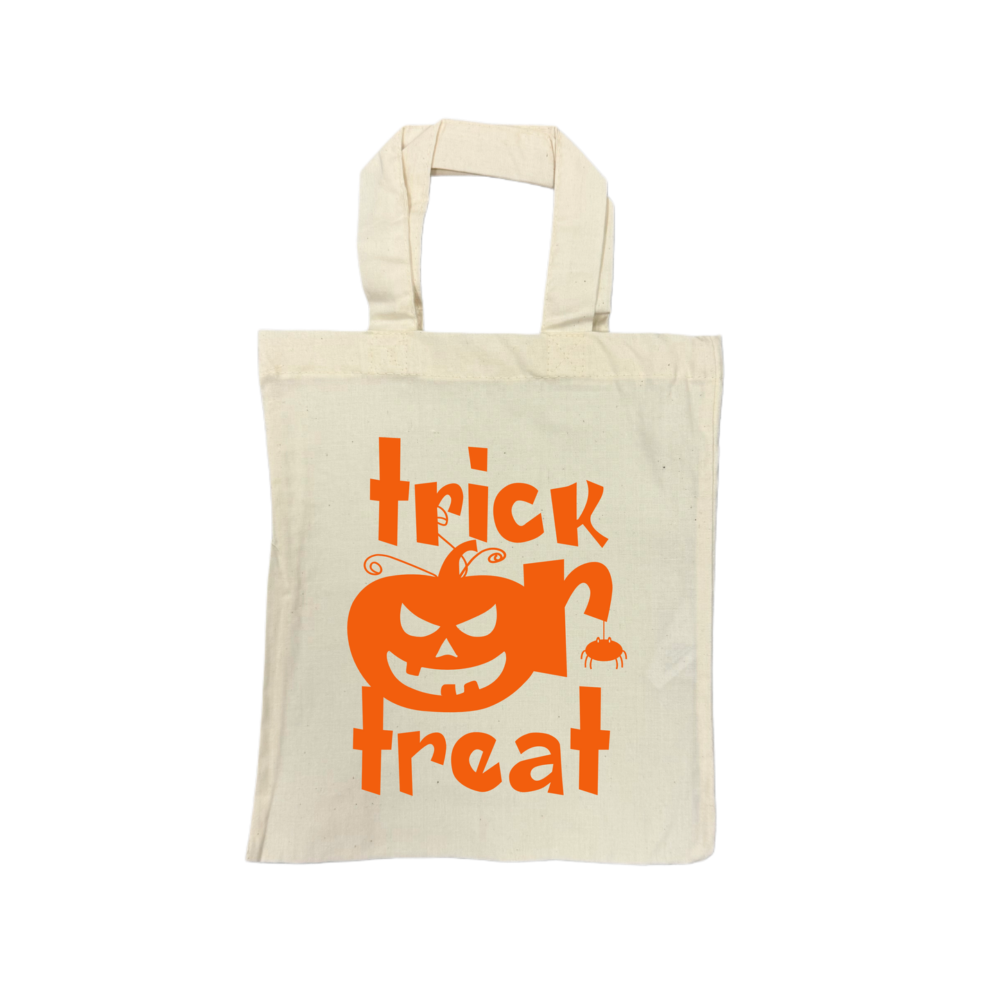 Mini Tote Bag TRICK OR TREAT - natur