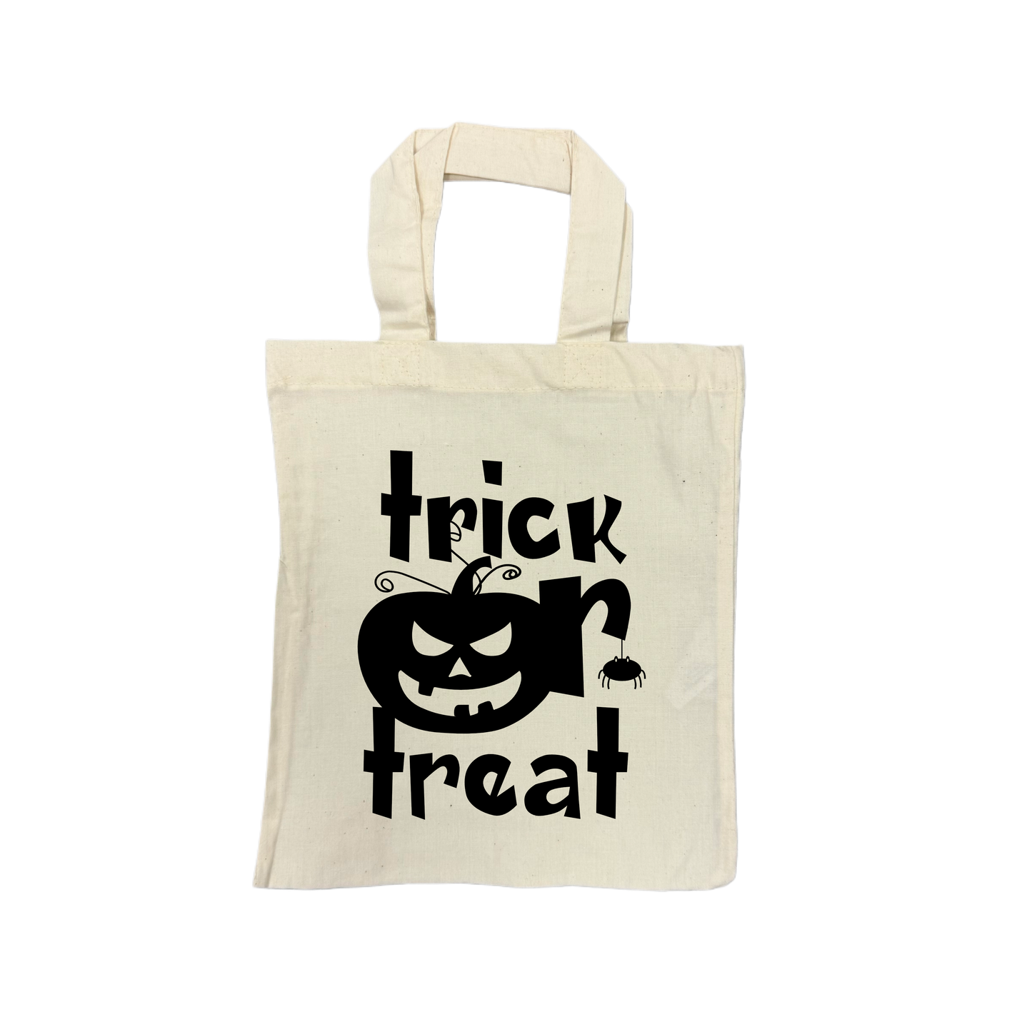 Mini Tote Bag TRICK OR TREAT - natur