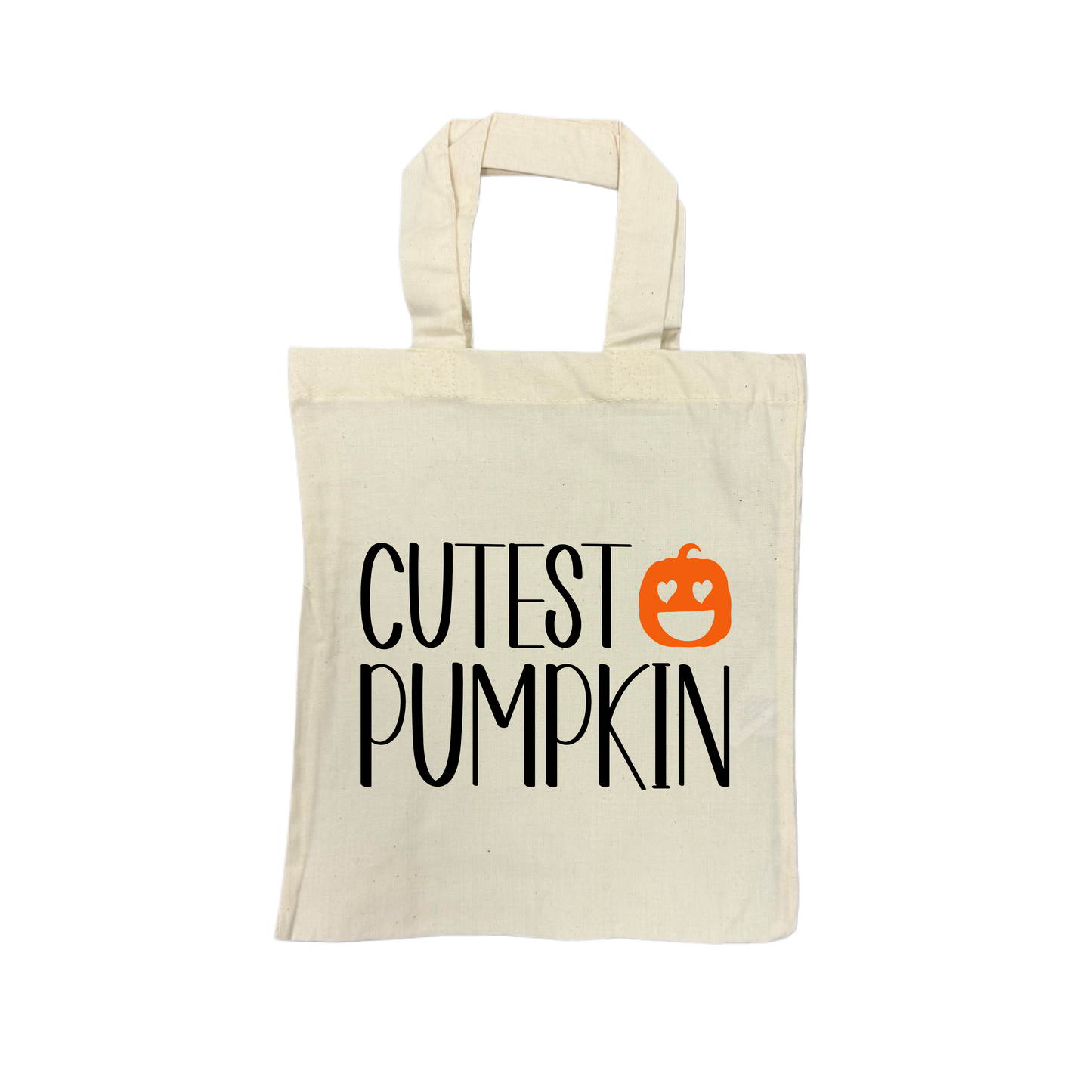 Mini Tote Bag CUTEST PUMPKIN - natur