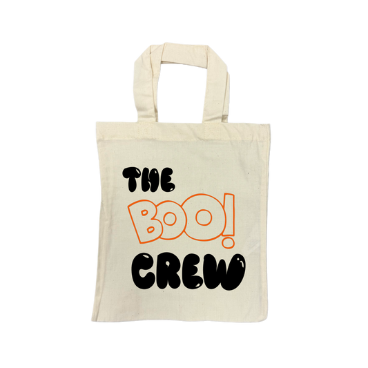 Mini Tote Bag THE BOO CREW - natur