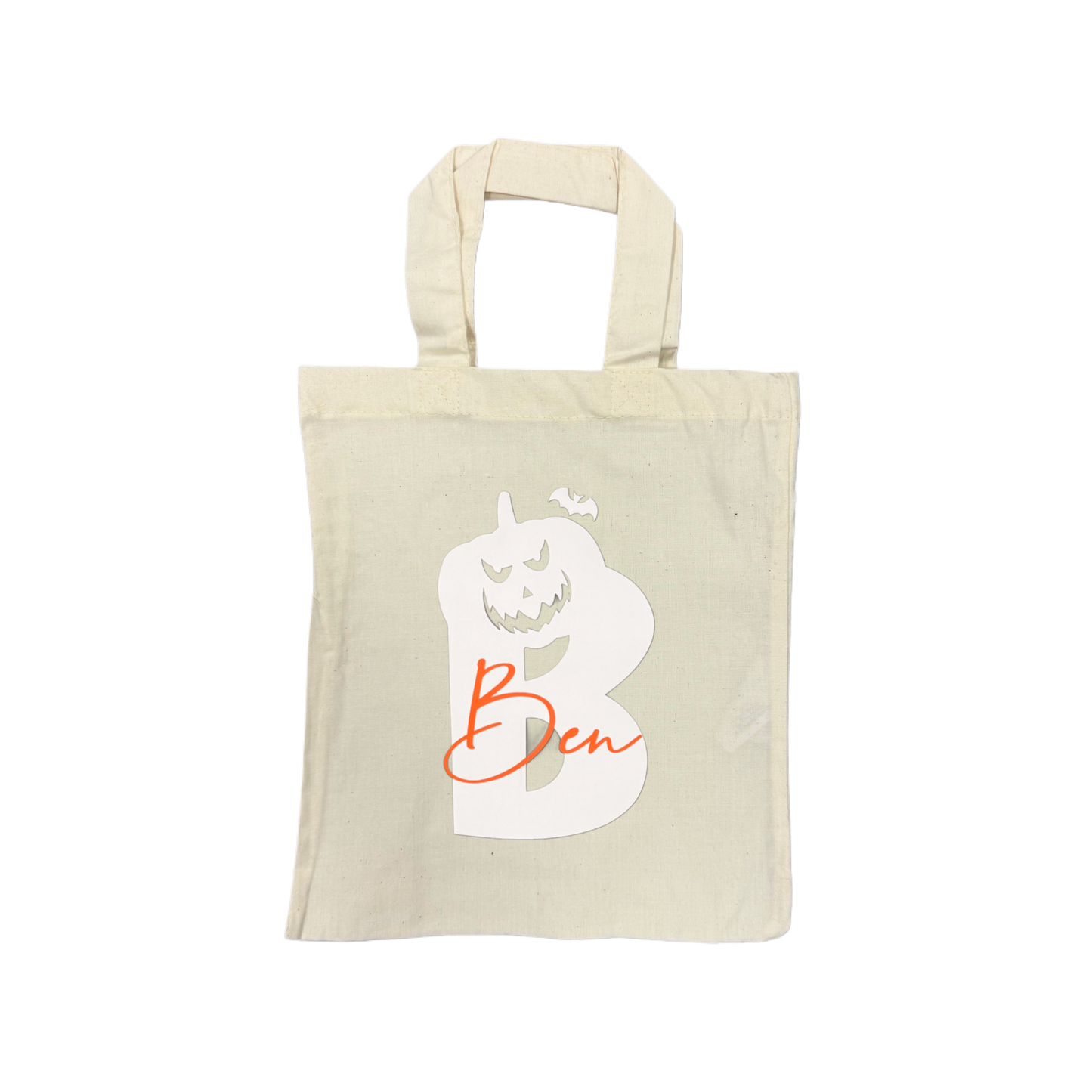 Mini Tote Bag PUMPKIN LETTER - natur