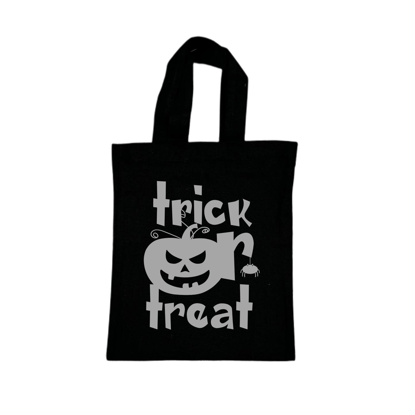 Mini Tote Bag TRICK OR TREAT - schwarz