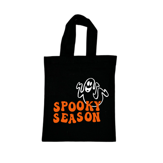 Mini Tote Bag SPOOKY SEASON - schwarz